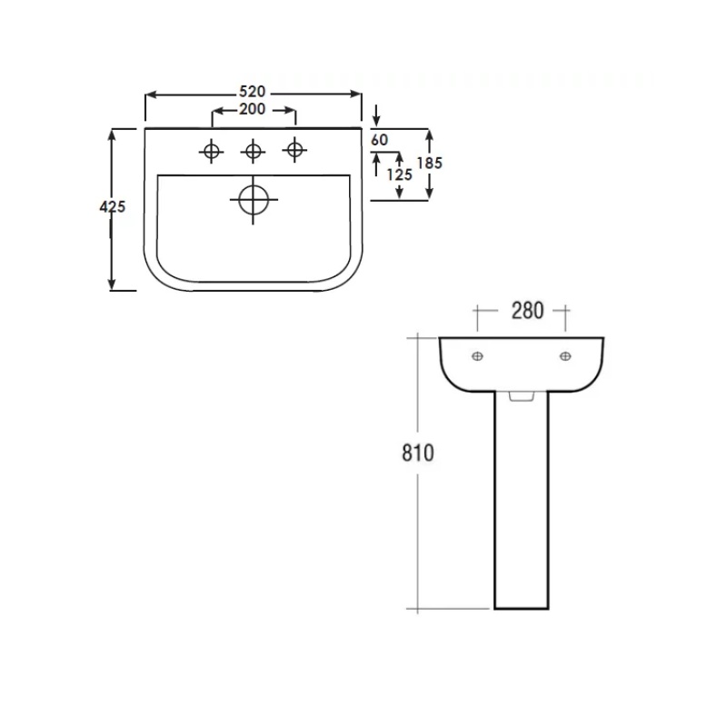 Rak Series 600 Basin Sanctuary Bathrooms