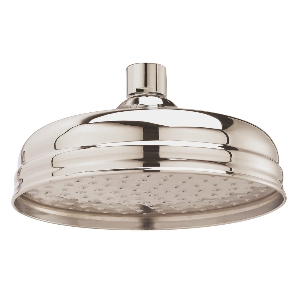 BC Designs Victrion Brushed Nickel 8" Round Shower Head Cut Out