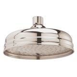 BC Designs Victrion Brushed Nickel 8" Round Shower Head Cut Out