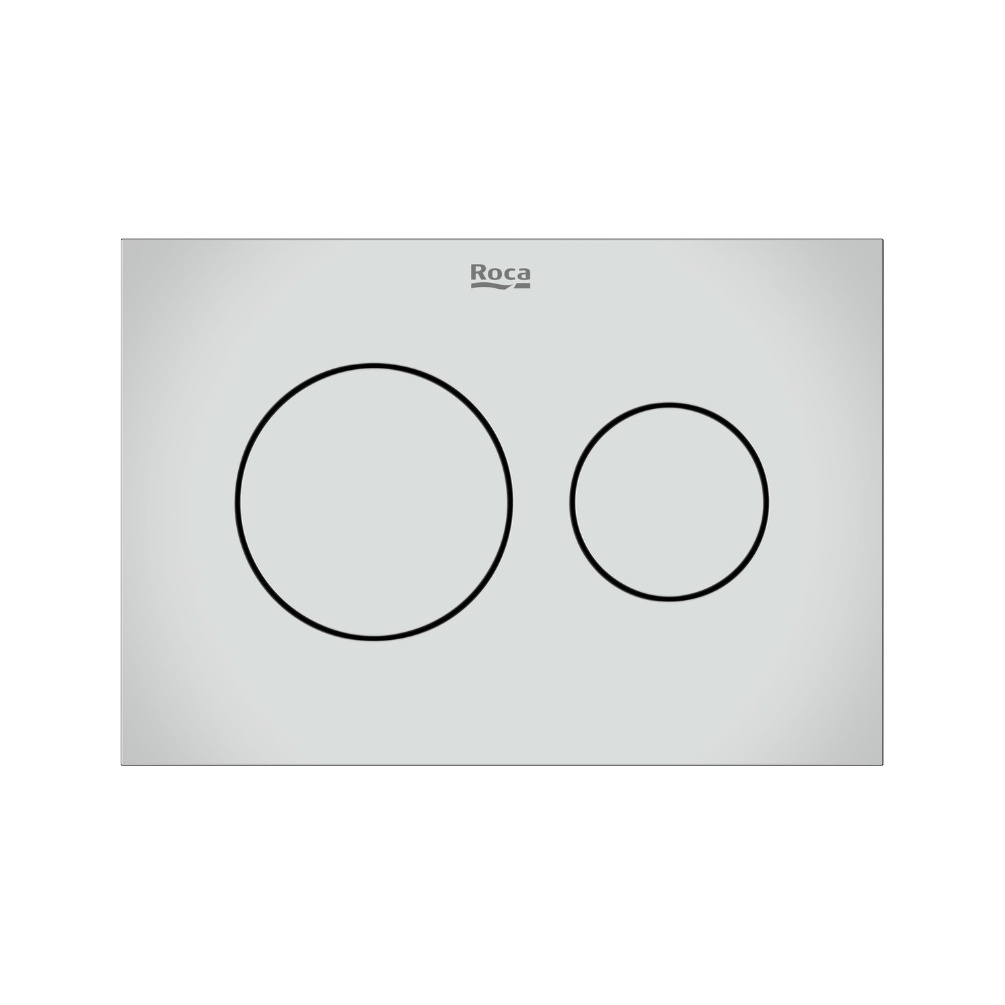 Cut out image of the Roca Duplo S PS3 Chrome Dual Flush Plate