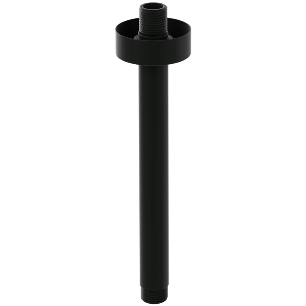 Cutout image of Villeroy & Boch Universal Matt Black Round Ceiling Shower Arm