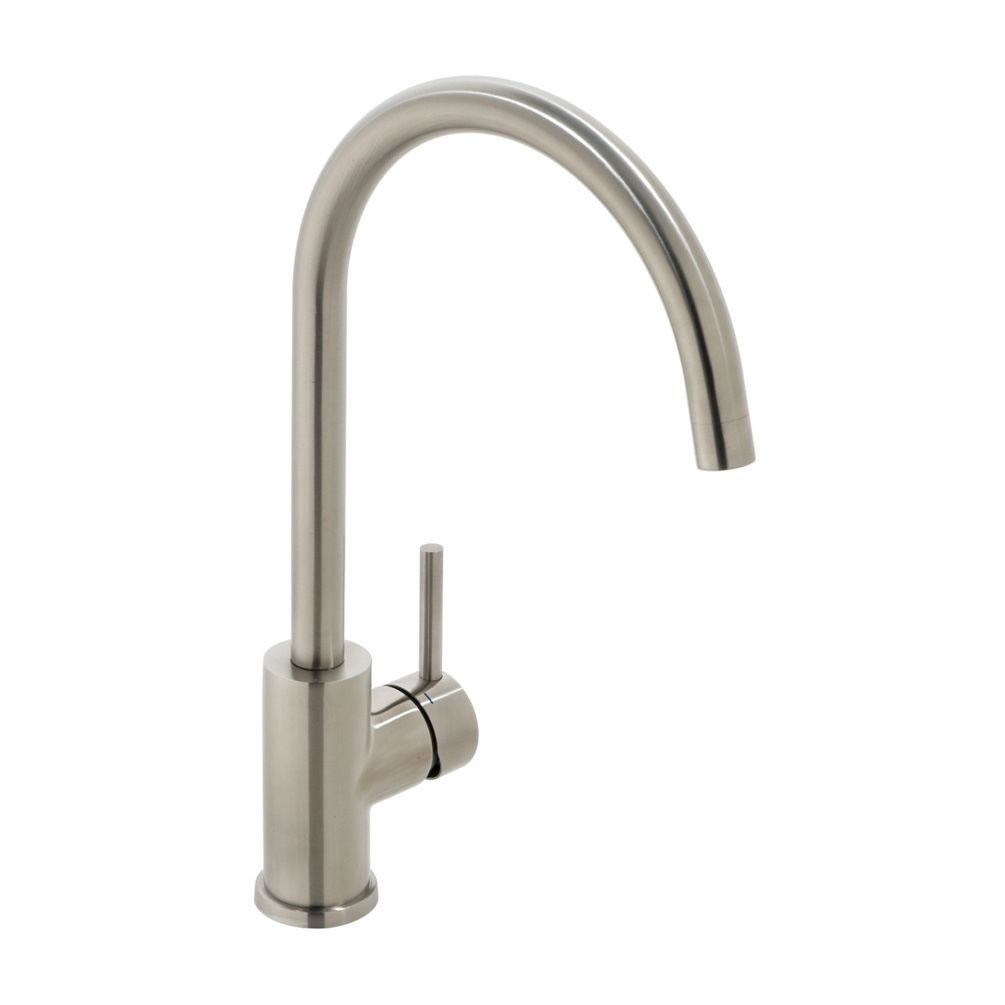 Cutout image of Vado Bahr Brushed Stainless Steel Kitchen Mixer Tap