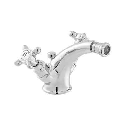 Booth & Co. Axbridge Cross Chrome Mono Bidet Mixer