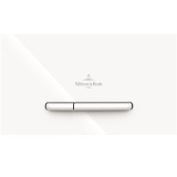front angle product cut out image photo of Villeroy and Boch ViConnect E300/300S White Dual Flush Button Plate