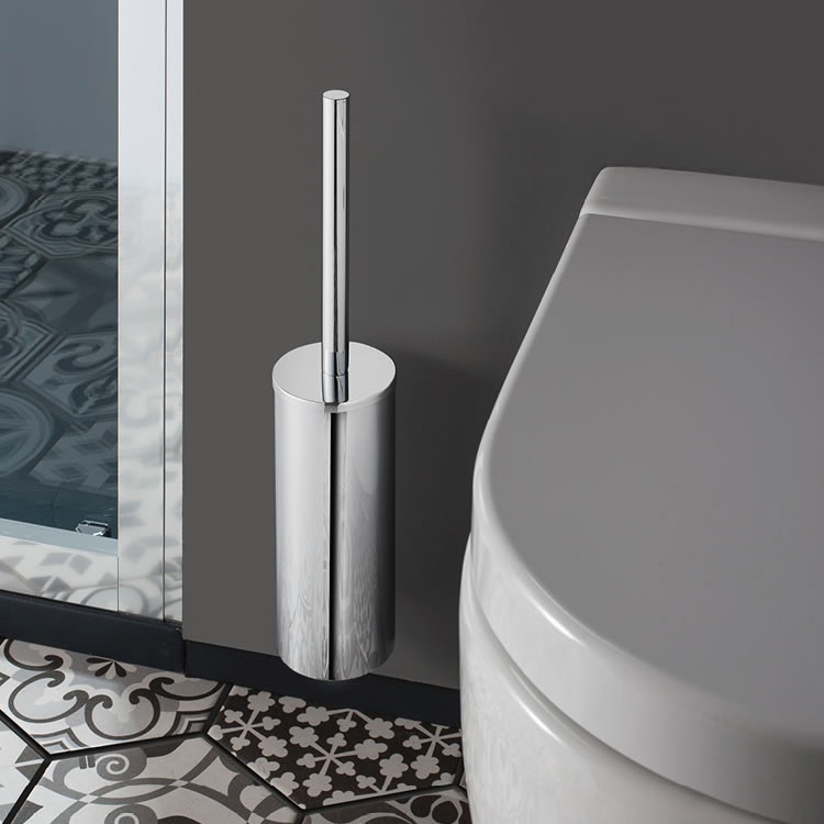 Crosswater MPRO Chrome Toilet Brush Holder Sanctuary Bathrooms