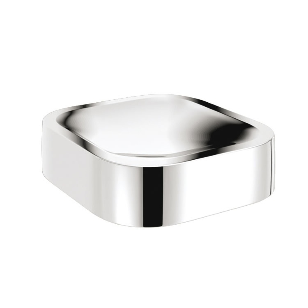 Cutout image of Origins Living Gedy Outline Metal Soap Dish.