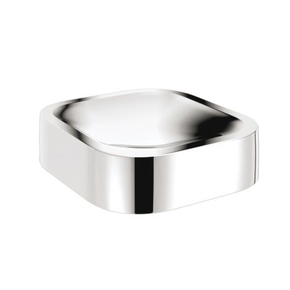 Cutout image of Origins Living Gedy Outline Metal Soap Dish.