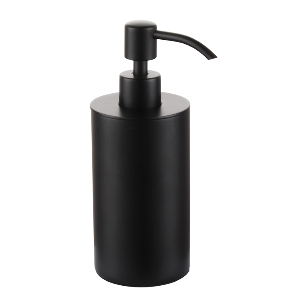 Product Cut out image of the JTP Vos Matt Black Soap Dispenser