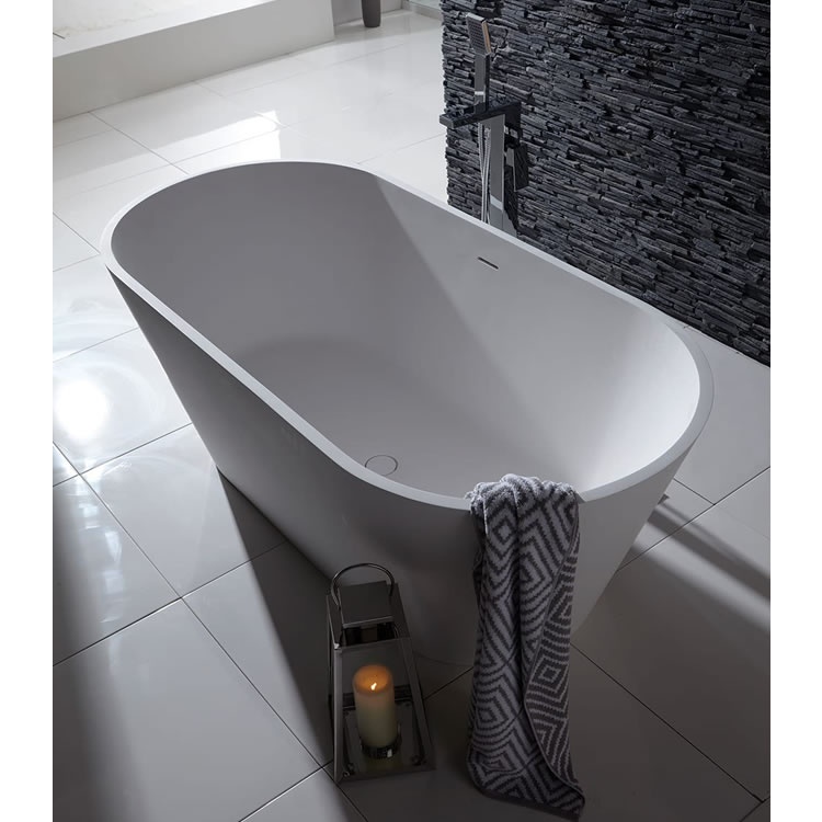 Frontline Stone Freestanding 1650 Double Bath Sanctuary Bathrooms