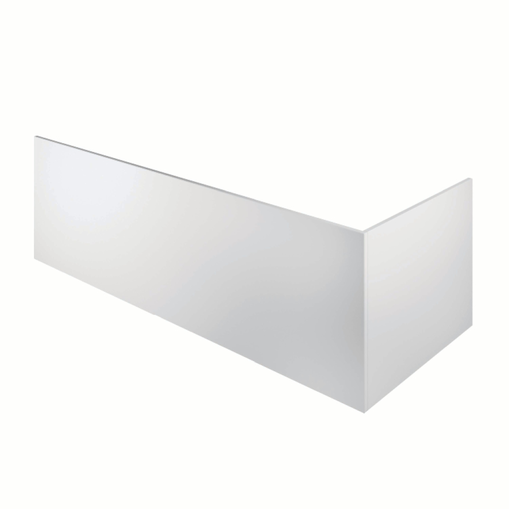 Photo of The White Space Gloss White 1800mm Front Bath Panel