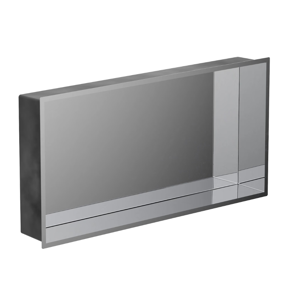 Crosswater Chrome 610 x 80mm Shallow Shower Niche Cut Out