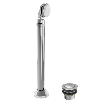 Product Cut out image of the Burlington Exposed Bath Waste without Pre-Drilled Overflow