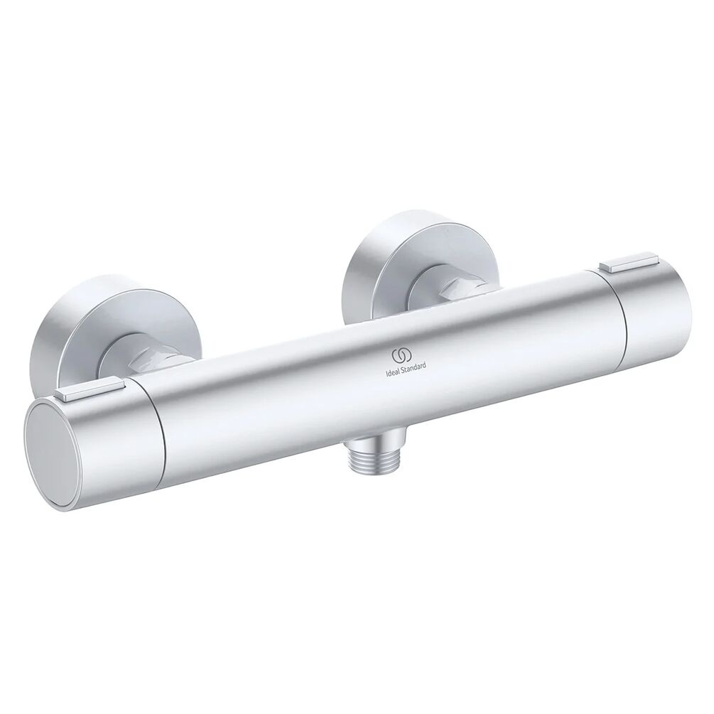 Cutout image of Ideal Standard Ceratherm Alu+ Silver Exposed Thermostatic Shower Valve
