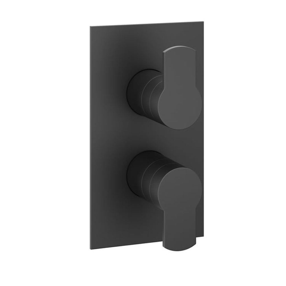Photo of Crosswater Wisp Matt Black Shower Valve With 2 Way Diverter