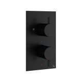 Crosswater MPRO Matt Black Thermostatic Shower Valve - Image 1