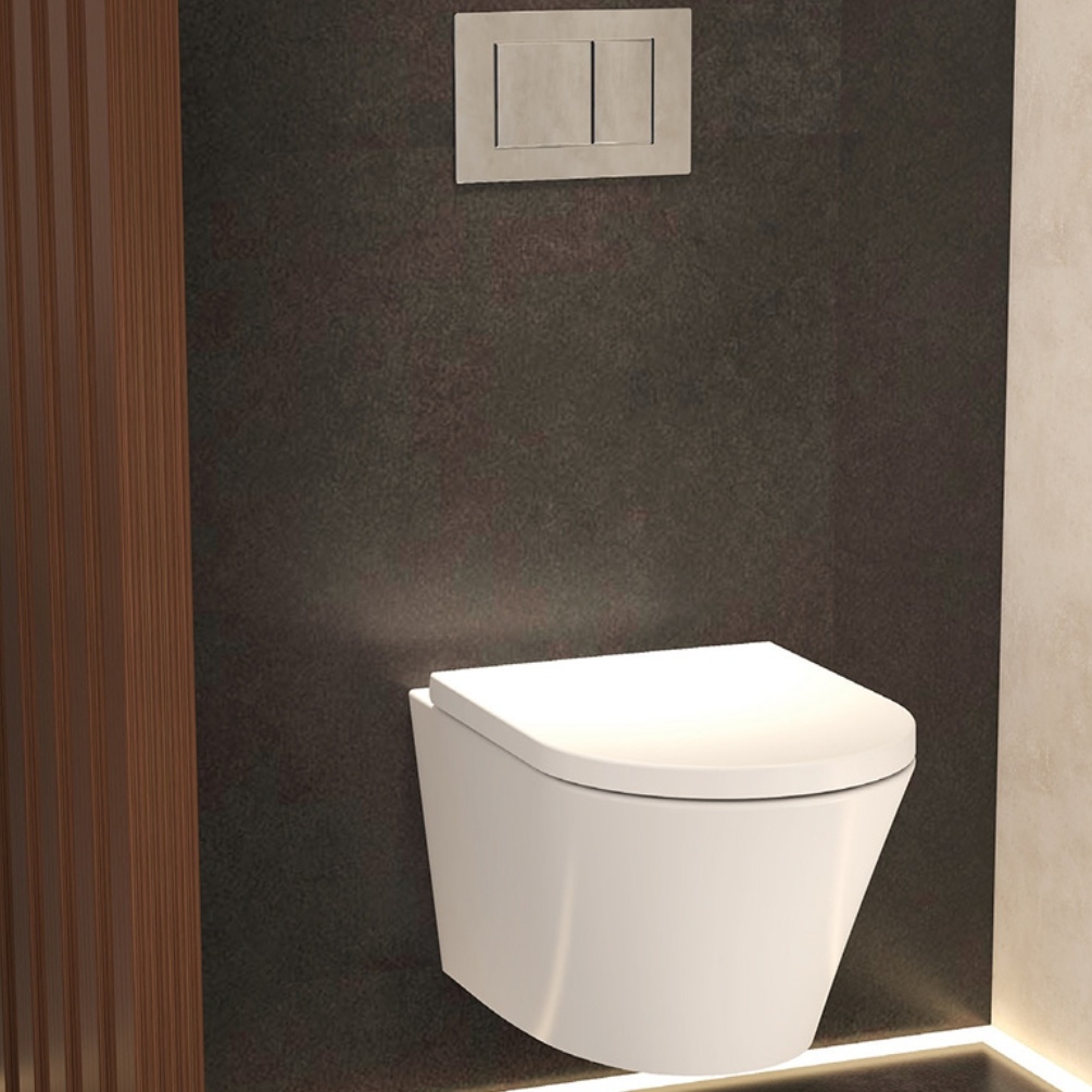 Imex Arco 520mm Wall Hung Toilet Lifestyle 2