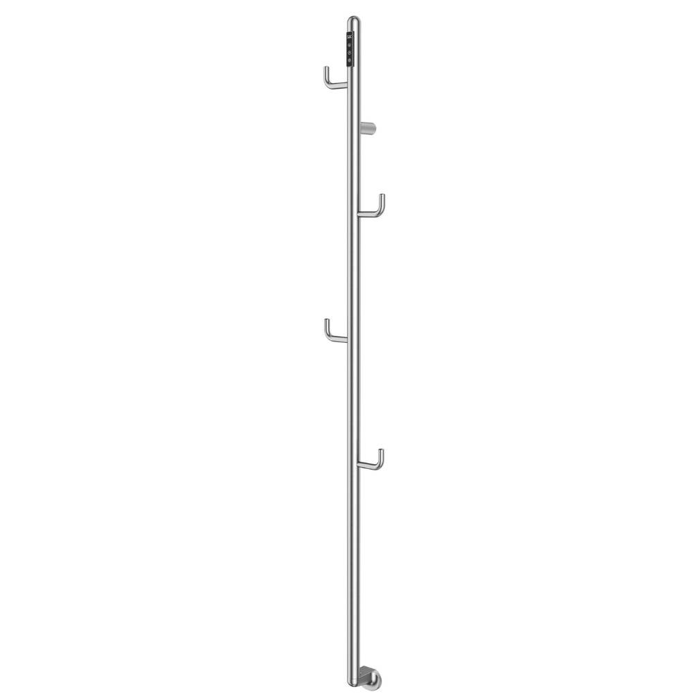 JTP Flo Stainless Steel Electric Designer Towel Radiator Cut out
