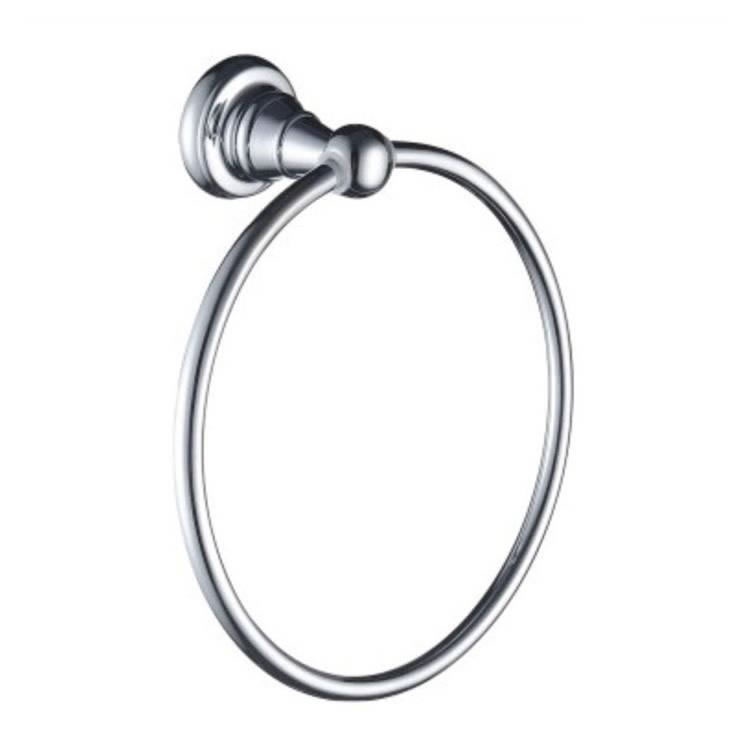Heritage Holborn Chrome Towel Ring Sanctuary Bathrooms
