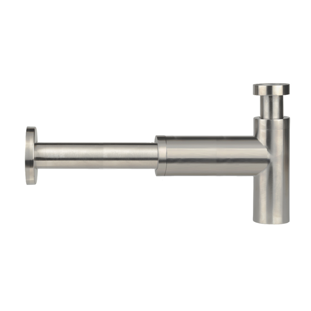 Photo of JTP Inox Brushed Stainless Steel Bottle Trap Cutout