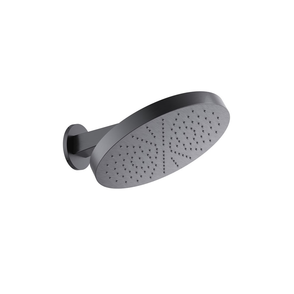 Cutout image of Crosswater Revive Slate Wall-Mounted Shower Head