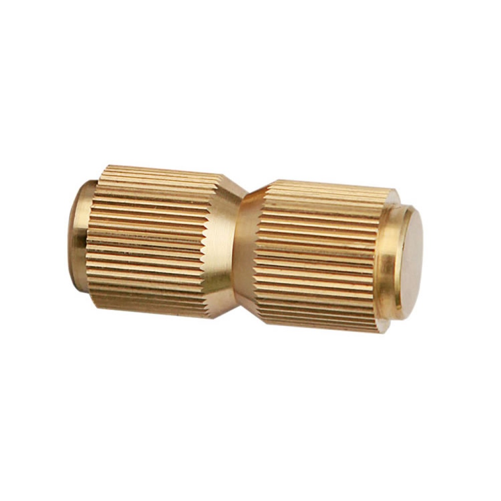 Cutout image of Origins Living Bailey Hook brushed brass.