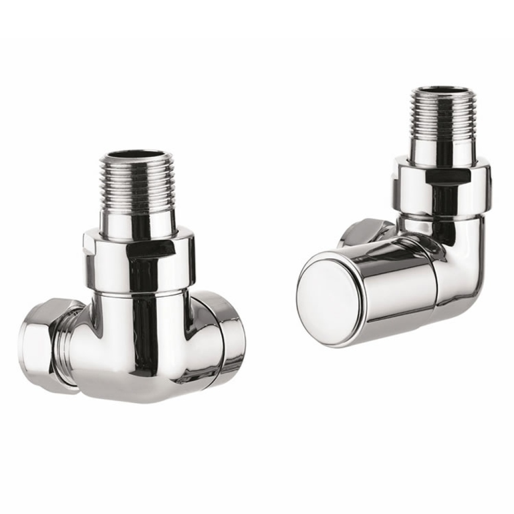 Crosswater Glide Corner Radiator Valves - RADVC1