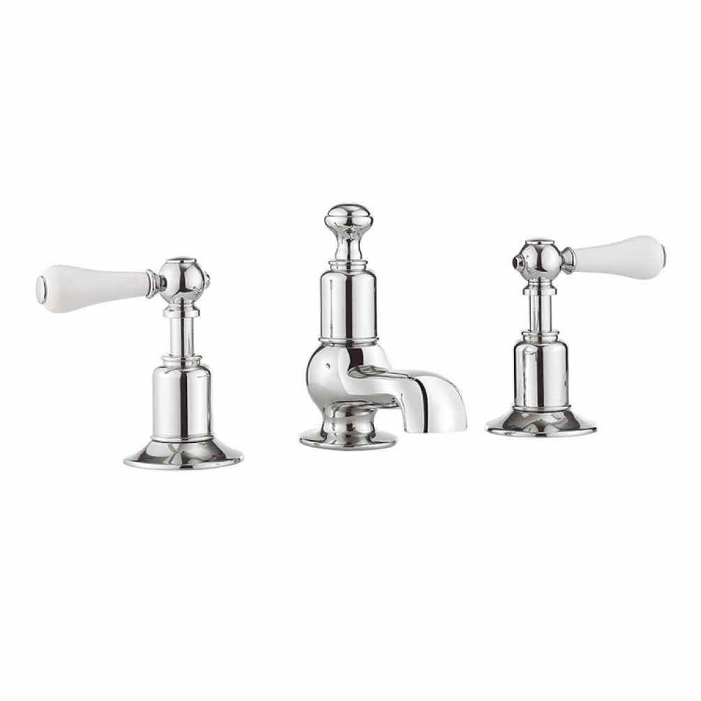 Crosswater Belgravia Lever Basin 3 Hole Set