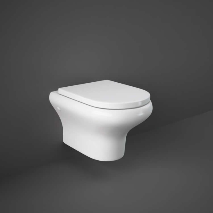 Rak Compact Wall Hung WC with Soft Close Seat - Image 1