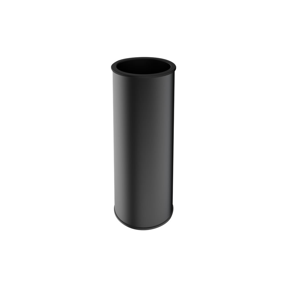 Cutout image of Crosswater MPRO Matt Black Freestanding Tumbler Holder