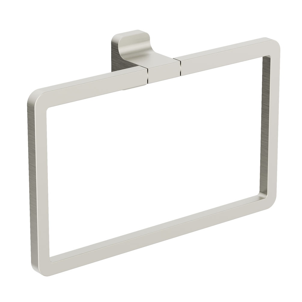 Crosswater Rotar Brushed Nickel Towel Ring