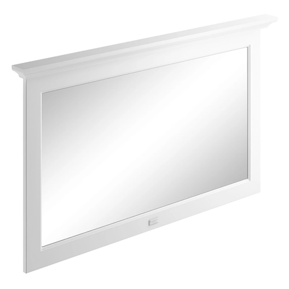 Photo of Bayswater Pointing White 1200mm Flat Bathroom Mirror
