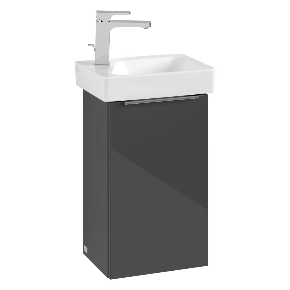 Lifestyle image of Villeroy & Boch Architectura Grey 360mm Wall-Hung Basin Vanity Unit
