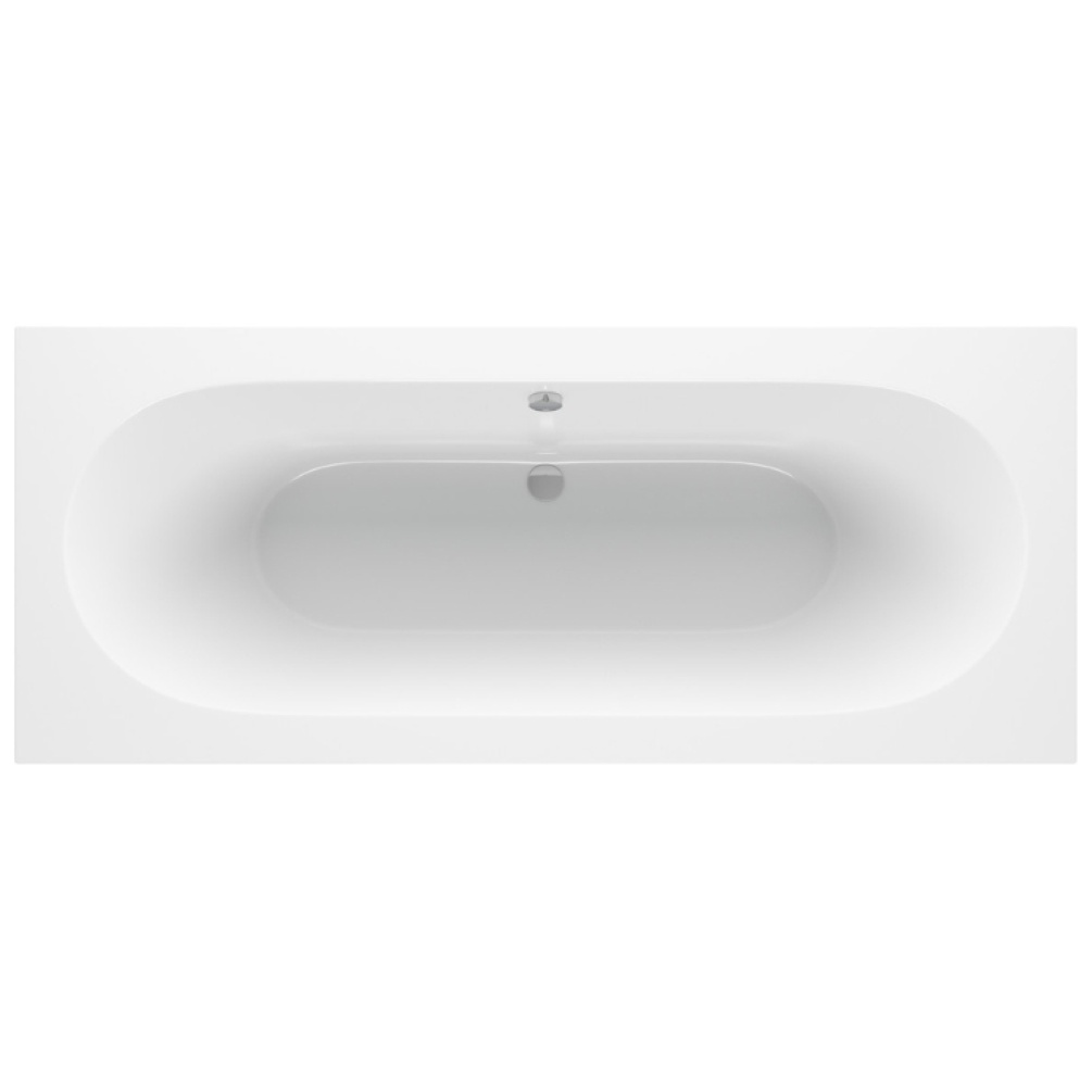 Product Cut out image of Apex Round 1600mm Double Ended Bath ZERO105642