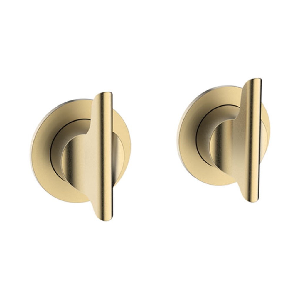 Crosswater Foile Module Brushed Brass 2 Handle Shower Valve