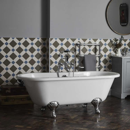 Photo of Bayswater Leinster 1700mm Double Ended Freestanding Bath Lifestyle Image
