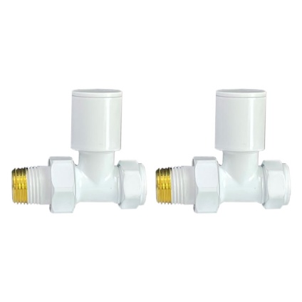 Cutout image of Radox Circulus White Straight Valves