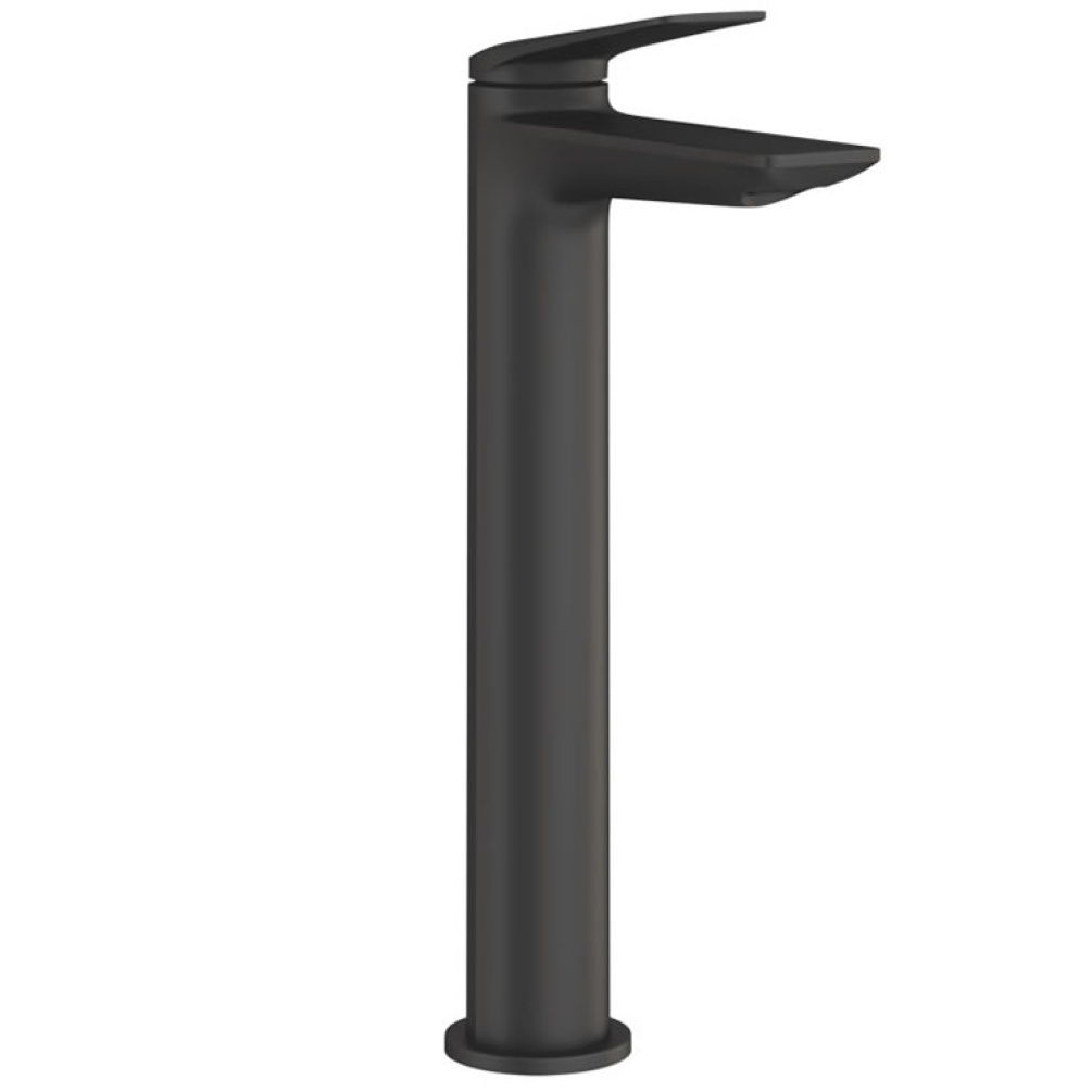 Cut Out Image of the Greenwich Tall Basin Mixer in Matt Black