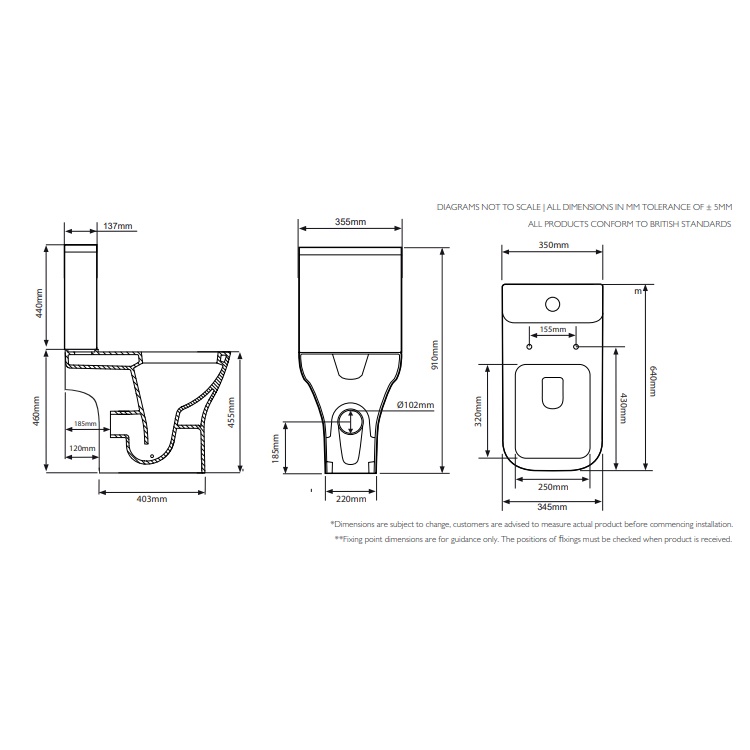Tavistock Structure Comfort Height WC & Seat Sanctuary Bathrooms