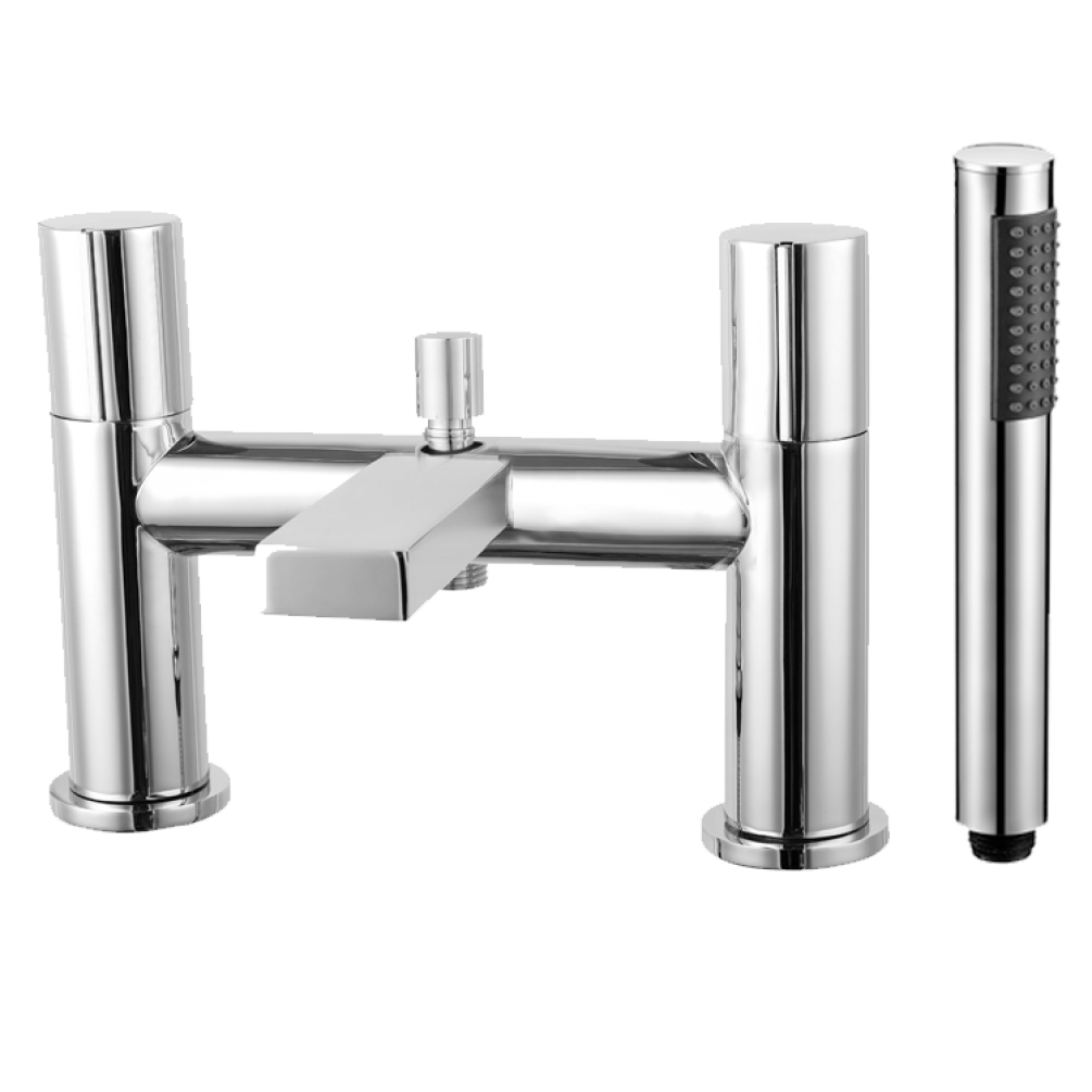 Image of The White Space Evo Bath Shower Mixer in Chrome