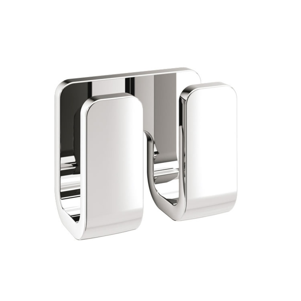 Cutout image of Origins Living Gedy Outline Double Hook chrome.