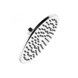 Product Cut out image of the Crosswater MPRO Chrome 200mm Round Fixed Head on an angle