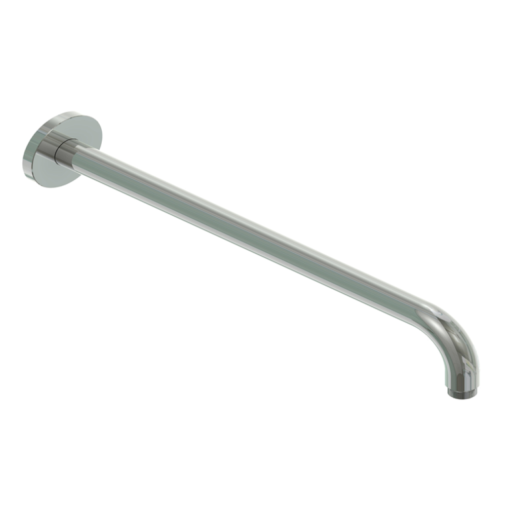Photo of JTP Inox Brushed Stainless Steel 400mm Round Shower Arm Cutout