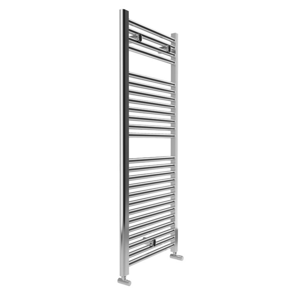Cutout image of Lazzarini Roma Chrome Towel Radiator 1230x500