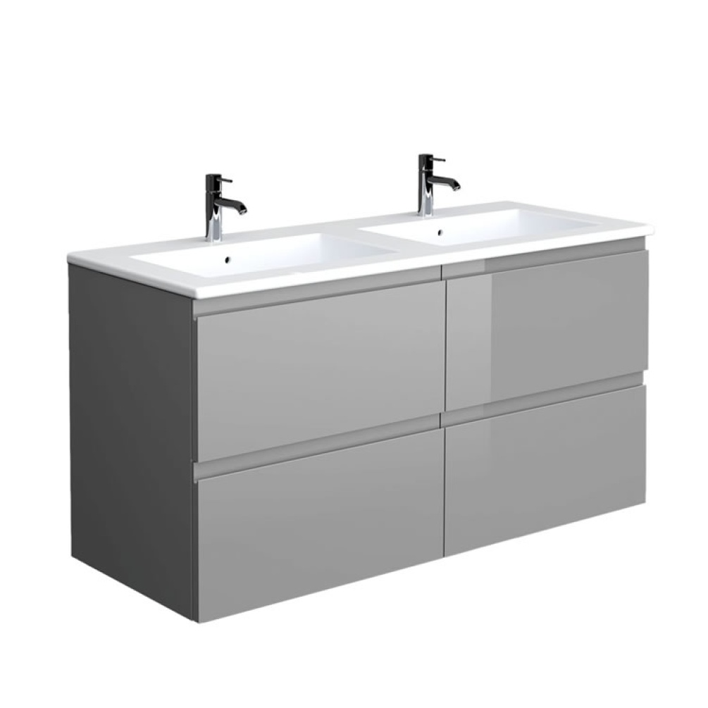 Rak Joy 1210mm Urban Grey Wall Hung Unit & Basin
