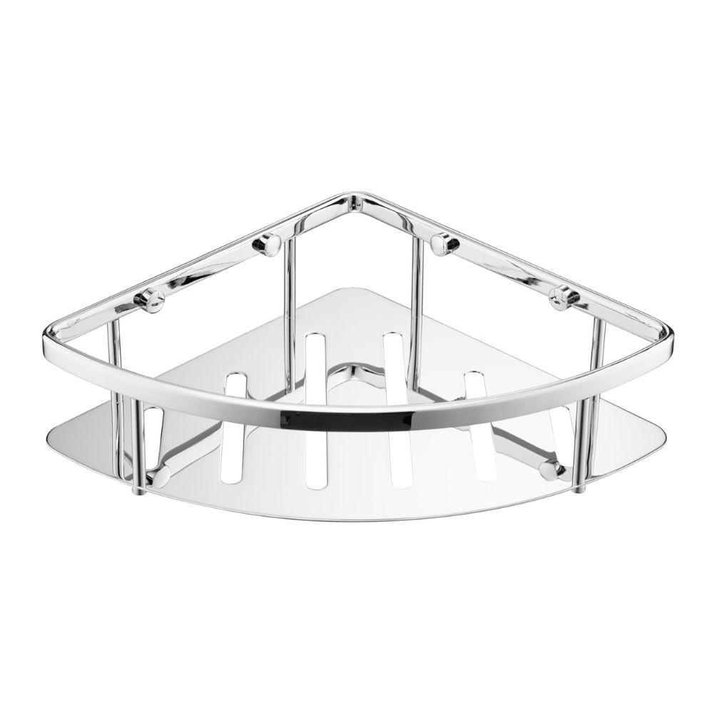 JTP Hix Chrome Polished Corner Basket