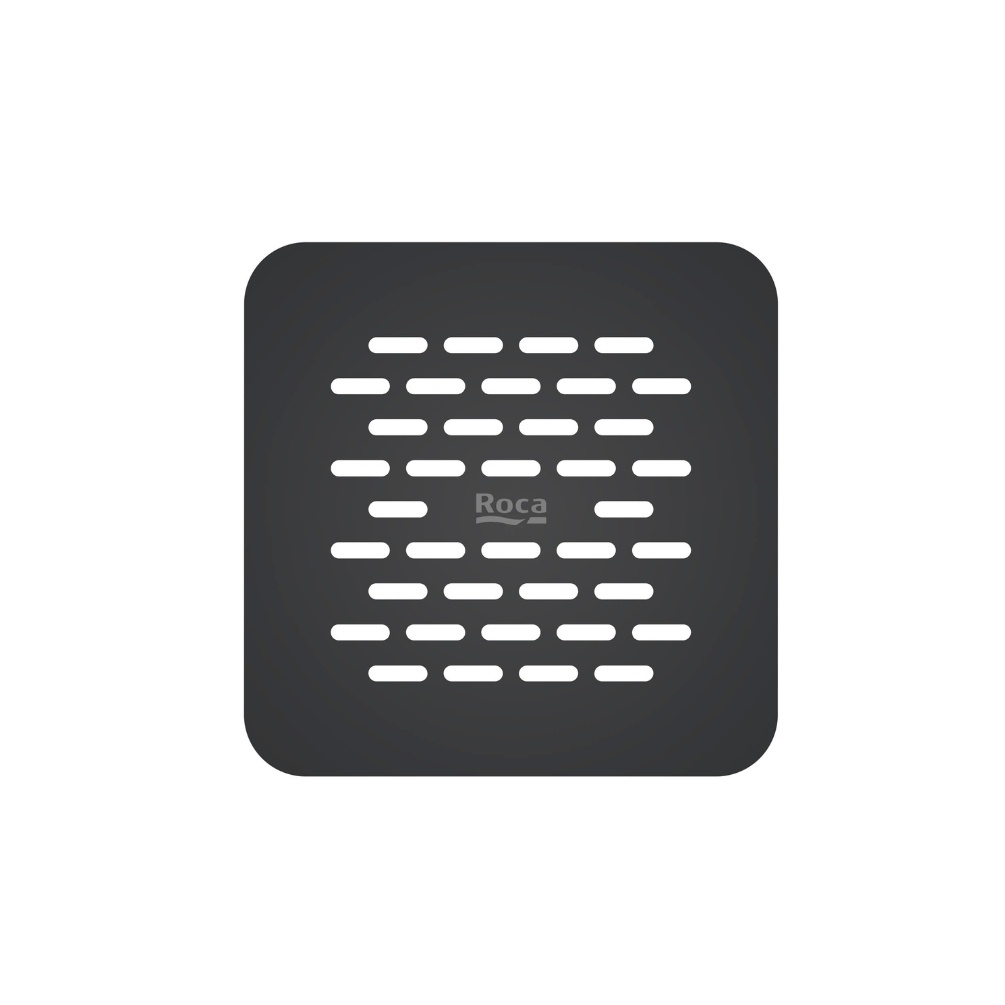 Cut out image of the Roca Terran-N Brick Black Drain Cover