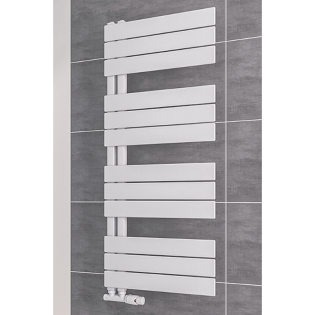 Lifestyle Photo of Eastbrook Helmsley Designer Heated Towel Rail - Matt White
