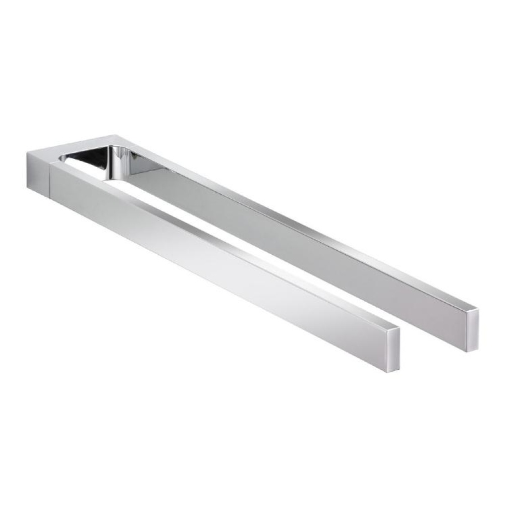 Product Cut out image of the Keuco Edition 11 Double Arm Towel Rail 11118 01000