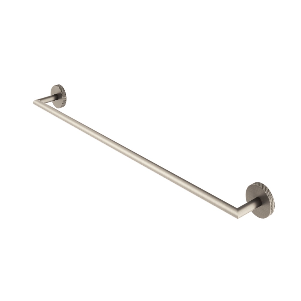 Product Cut out image of the Abacus Iso Pro Brushed Nickel Single Towel Rail