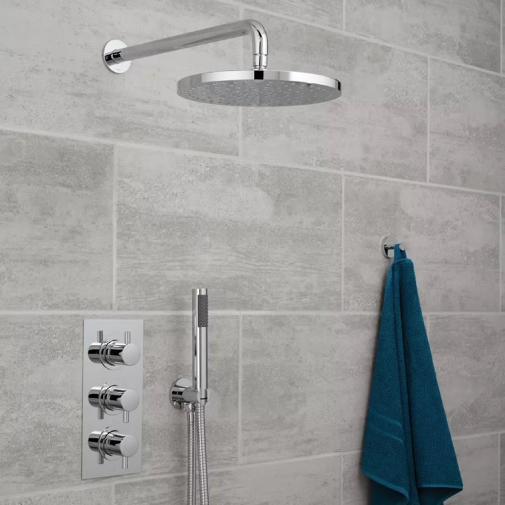 Lifestyle image of Vado Celsius 2 Outlet Thermostatic Shower Set